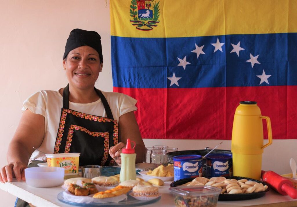 Mujer venezolana emprendedora.